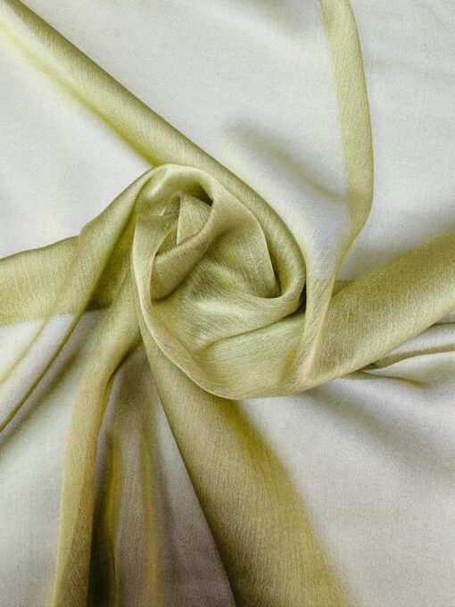 MOUSSELINE CHANGEANTE DEUX FILES GOLDEN GREEN