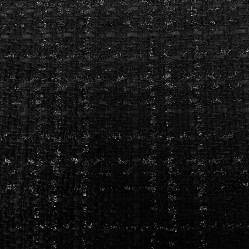 Tissu tweed laine noir