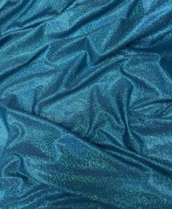 Spandex pailleté turquoise