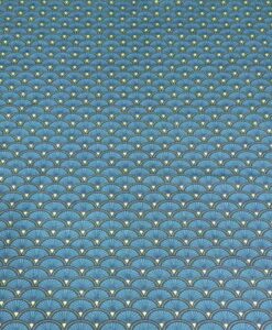 Coton paon doucet turquoise