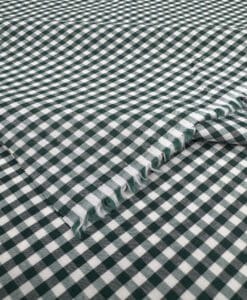 Alternative view of Coton vichy vert bouteille 0.5mm