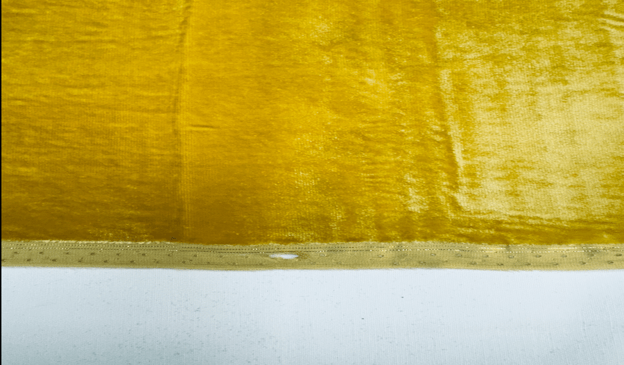Velours de soie jaune curry – Image 3
