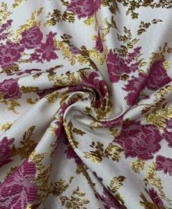 Brocard fleuris fuchsia