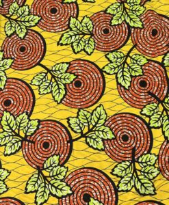 Tissu coton wax imprimé 15