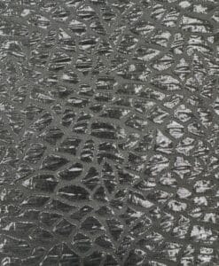 Alternative view of Tissu brocard croco noir