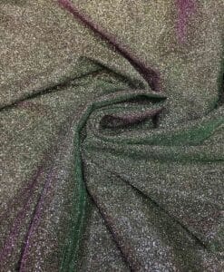 Jersey lamé polyester caméléon