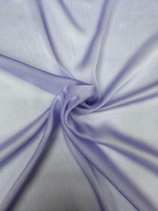 MOUSSELINE CHANGEANTE DEUX FILES LILAS