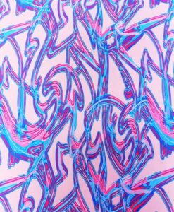 Lycra imprimé abstrait