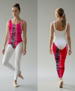 Alternative view of Lycra imprimé effet peinture