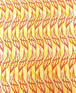 Lycra imprimé feuille d'automne