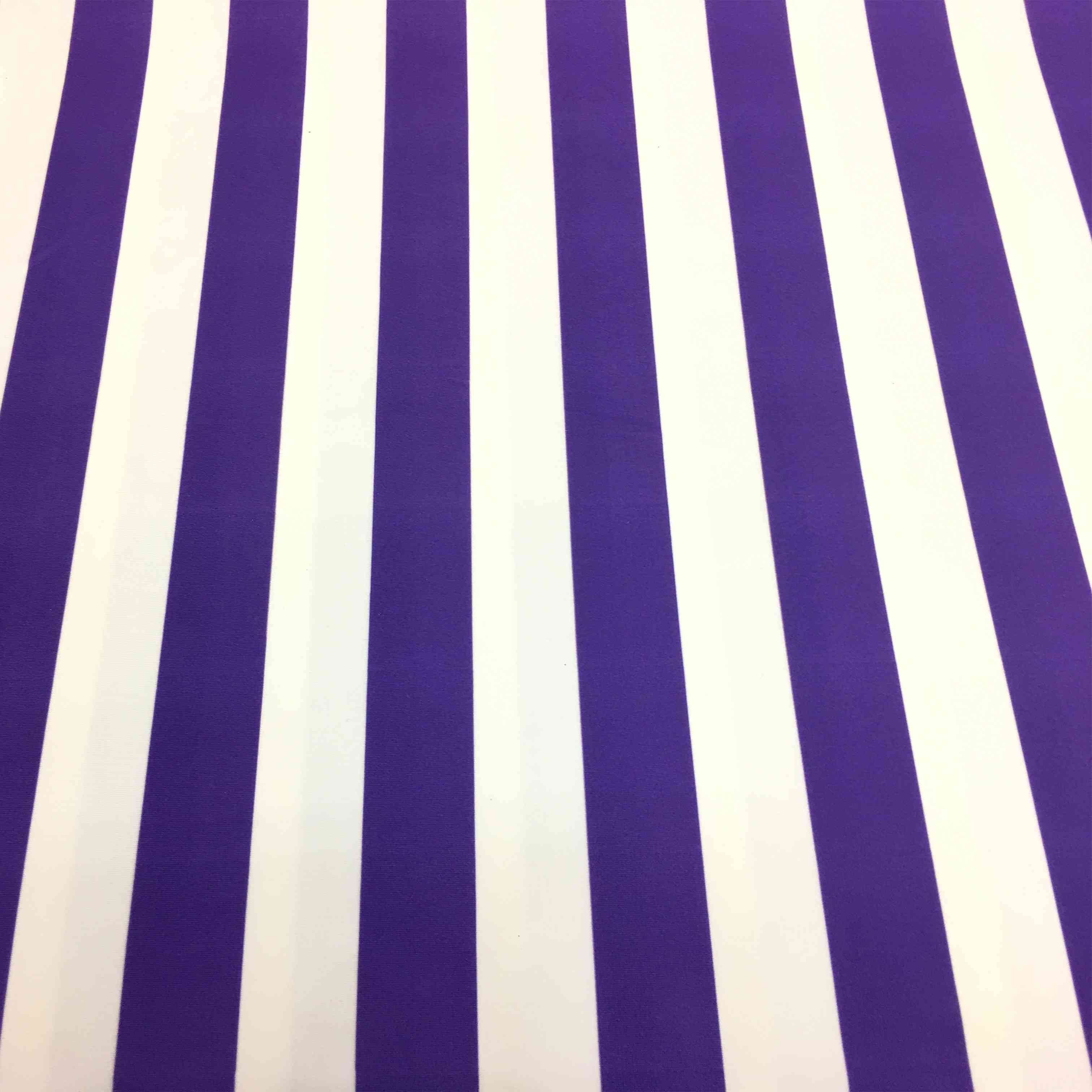 Robe D’Été Vintage – Blanc Rayures Violet & Imprimé Mouettes – Taille 38/40 – 100% Coton