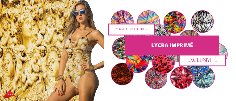 Lycra imprimé nouveauté