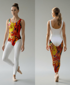 Alternative view of LYCRA IMPRIMÉ PAILLETÉ 027 LIP