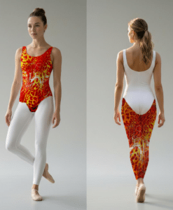 Alternative view of LYCRA IMPRIMÉ PAILLETÉ 082 LIP