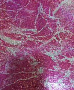 Lycra imprimé pailleté craquelure