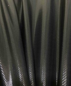 Lycra pailleté fond noir pailleté noir