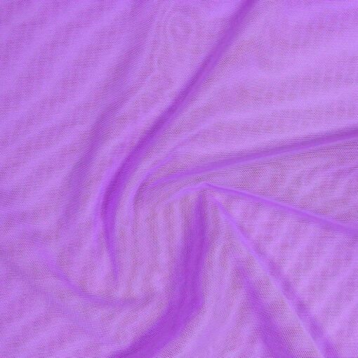 Lycra résille simple parme rose