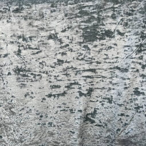 Lycra velours froissé gris bleuté