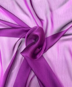MOUSSELINE CHANGEANTE DEUX FILES MAGENTA