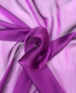MOUSSELINE CHANGEANTE DEUX FILES MAGENTA