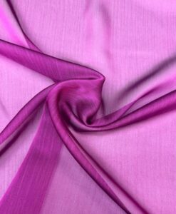 MOUSSELINE CHANGEANTE DEUX FILES MAGENTA CLAIR