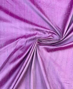 Tissu soie shantung mauve