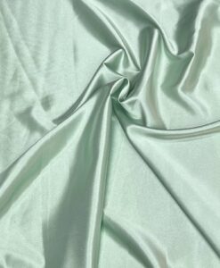 Crêpe envers satin menthe
