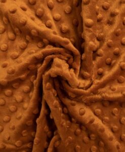 Tissu minky caramel