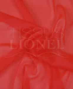 mousseline changeante deux files corail clair