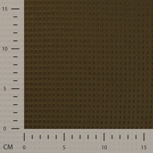 Tissu nid d'abeilles army – Image 4