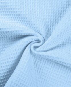 Tissu nid d'abeilles bleu ciel