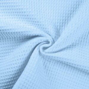 Tissu nid d'abeilles bleu ciel