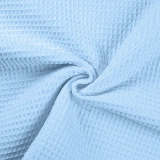 Tissu nid d'abeilles bleu ciel