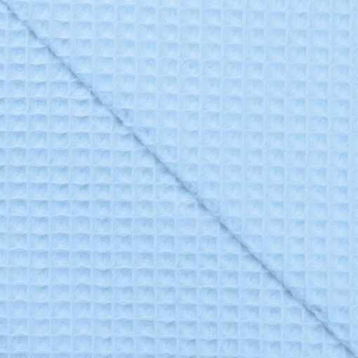 Tissu nid d'abeilles bleu ciel – Image 3