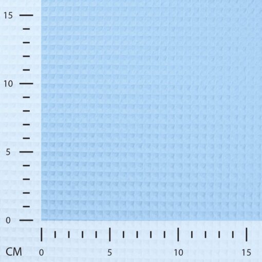 Tissu nid d'abeilles bleu ciel – Image 4