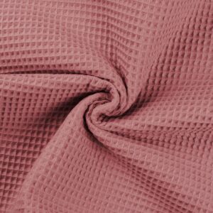 Tissu nid d'abeilles rose foncé