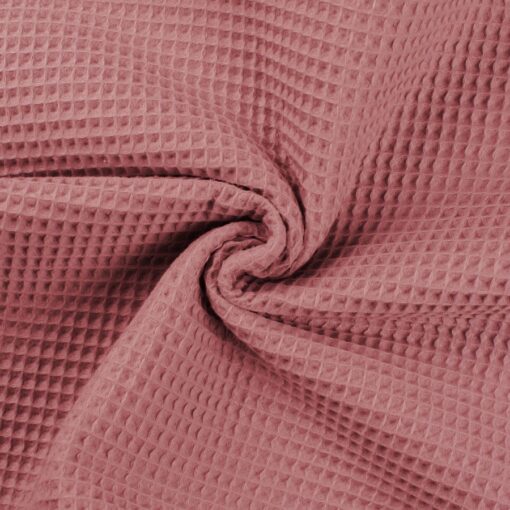 Tissu nid d'abeilles rose foncé