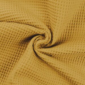 Tissu nid d'abeilles jaune clair