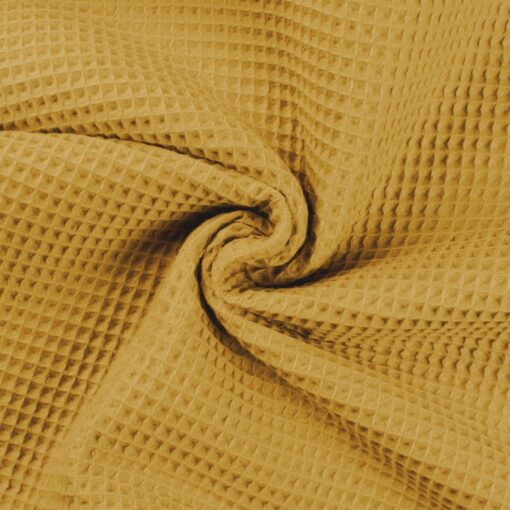 Tissu nid d'abeilles jaune clair