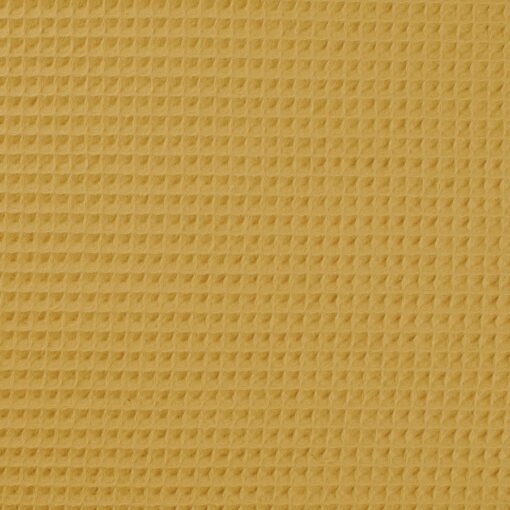 Tissu nid d'abeilles jaune clair – Image 2