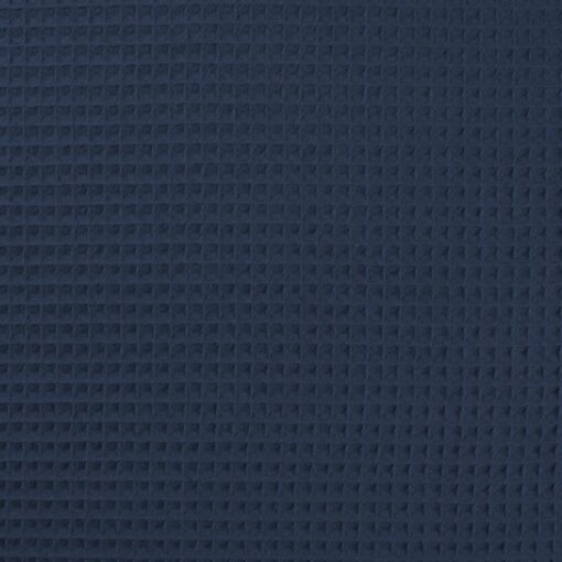 Tissu nid d'abeilles marine clair – Image 2