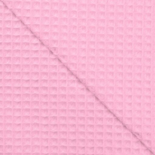 Tissu nid d’abeilles rose pâle – Image 3
