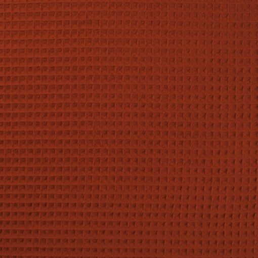 Tissu nid d'abeilles terracotta – Image 2