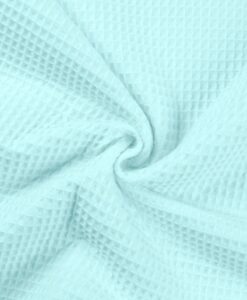 Tissu nid d'abeilles vert d'eau