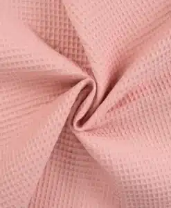 Tissu nid d'abeilles rose foncé