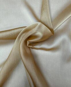 MOUSSELINE CHANGEANTE DEUX FILES OR PALE