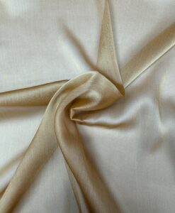 MOUSSELINE CHANGEANTE DEUX FILES OR PALE