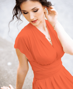 Alternative view of LYCRA MAT ORANGE FLUO