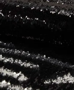 PAILLETÉ REVERSIBLE NOIR ET ARGENT