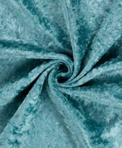 Panne de velours bleu aqua